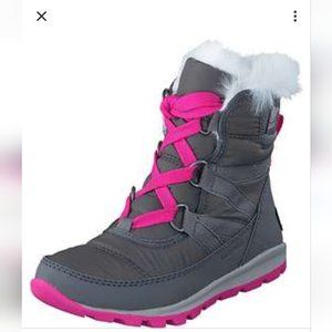 SOREL Whitney short lace boots sz 1